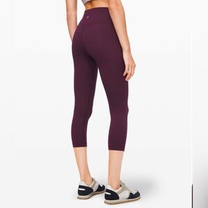 lululemon athletica Women's Plum High-Rise Cropped Leggings